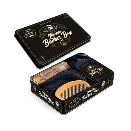 Master barber box : Coffret : Le kit d'entretien des barbes et moustaches for gentlemen only