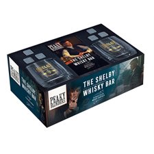 Peaky Blinders : Coffret comprenant 1 livret de 20 recettes + 6 pierres à whisky + 2 verres à whisky