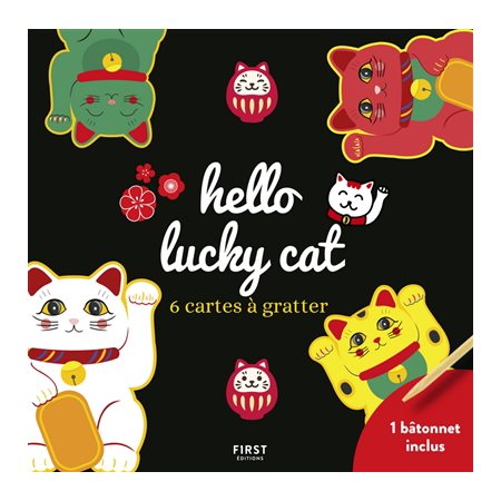 Hello lucky cat : 6 cartes à gratter