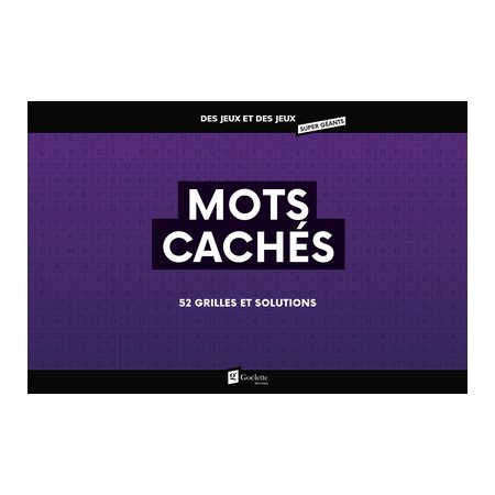 Mots cachés : Des jeux et des jeux super géants