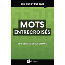 Mots entrecroisés : Des jeux et des jeux