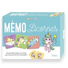 Mémo licornes : Dès 3 ans : Le plus célèbre des jeux de mémoire pour s'amuser et rire avec les tout-petits !