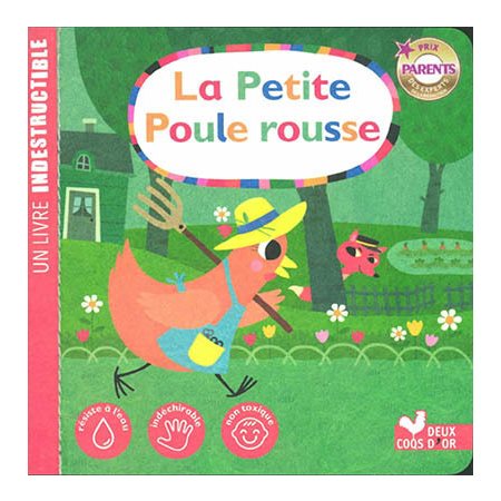 La petite poule rousse : Un livre indestructible : int