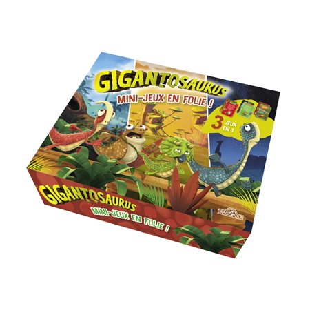 Gigantosaurus : Mini-jeux en folie ! : 100 cartes de jeu + 1 livret avec les règles des jeux