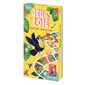 Jeu de l'oie : Goose game : Juego de la oca : 4 pions toucans en bois, 3 dés en bois, 1 plateau recto verso + 1 sac en toile