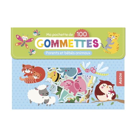 Parents et bébés animaux : Ma pochette de 100 gommettes