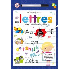 Les lettres : Livre d'activités effaçables