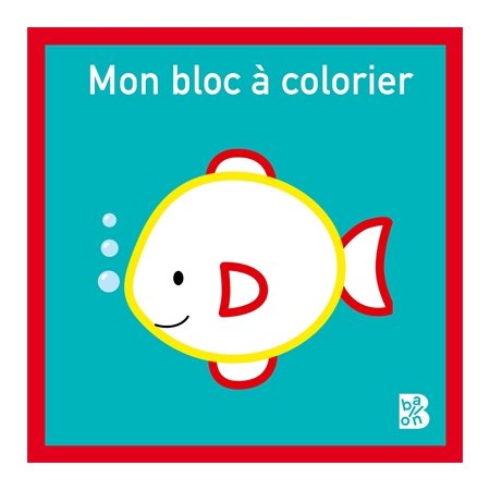 Poisson : Mon bloc à colorier