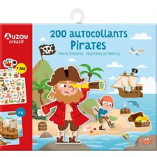 Pirates : 200 autocollants : Pirate stickers : Pegatinas de piratas