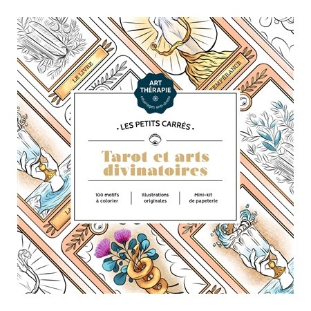 Tarot et arts divinatoires : Art-thérapie. P'tits carrés