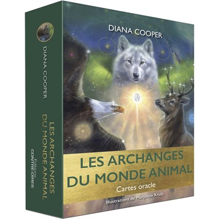 Les archanges du monde animal : Cartes oracle : 44 cartes divinement illustéres représentant un animal et l'archange associé + 1 livre d'accompagnement