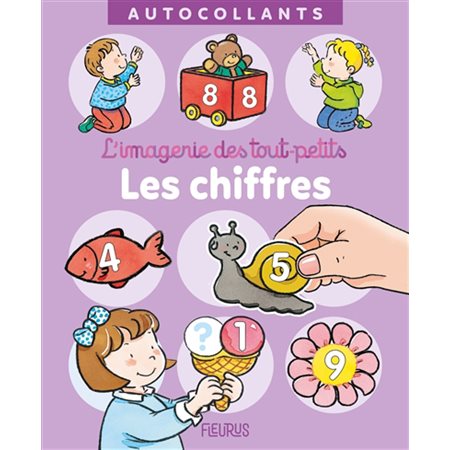 Les chiffres : L'imagerie des tout-petits, autocollants