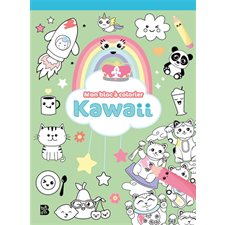 Kawaii : Mon bloc à colorier