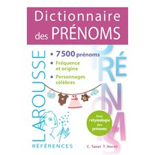 Dictionnaire des prénoms : Larousse