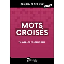 Mots croisés hiver 2022 : Des jeux et des jeux de poche