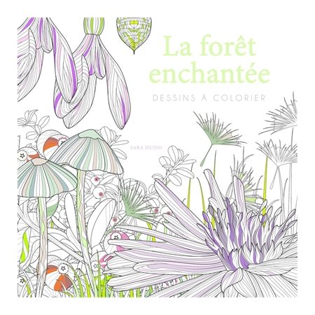 La forêt enchantée : Dessins à colorier