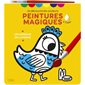Les animaux de la ferme : Peintures magiques à l'eau : Je découvre les couleurs