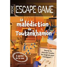 La malédiction de Toutankhamon : Escape game. Poche