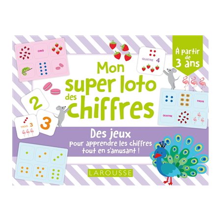 Mon super loto des chiffres : Des jeux pour apprendre les chiffres tout en s'amusant !