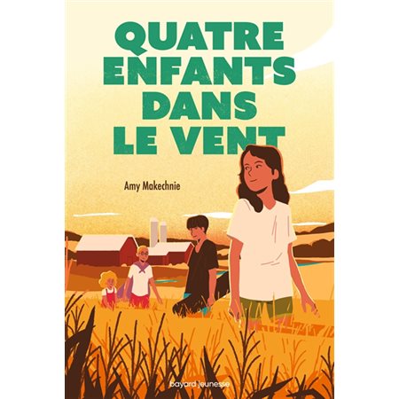 Quatre enfants dans le vent