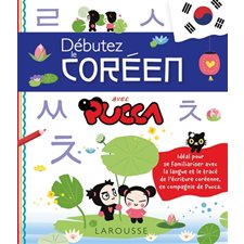 Débutez le coréen avec Pucca : Idéal pour se familiariser avec la langue et le tracé de l'écriture coréenne en compagnie de Pucca