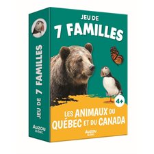 Jeu de 7 familles : Les animaux du Québec et du Canada : Dès 4 ans : 2 à 5 joueurs
