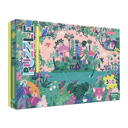 Jungle enchantée : puzzle = Enchanted jungle : puzzle = Jungla encantada : puzzle