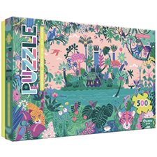 Jungle enchantée : puzzle = Enchanted jungle : puzzle = Jungla encantada : puzzle