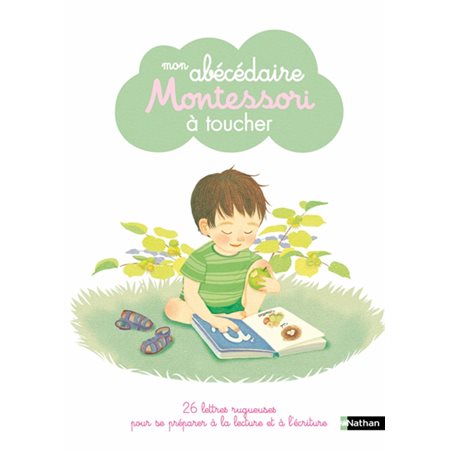 Mon abécédaire Montessori à toucher : 26 lettres rugueuses pour se préparer à la lecture et à l'écriture
