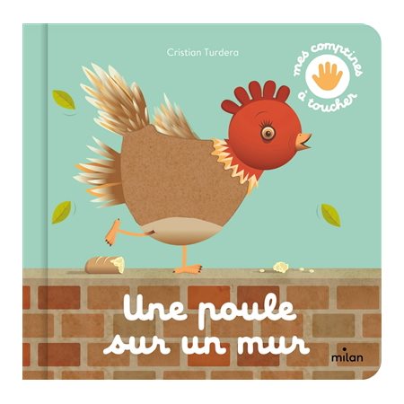 Une poule sur un mur