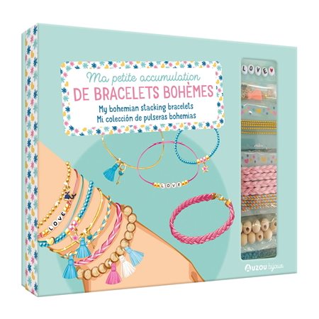 Ma petite accumulation de bracelets bohèmes : My bohemian stacking bracelets : Mi coleccion de pulseras bohemias