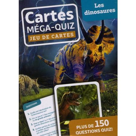 Cartes méga-quiz : Les dinosaures : 6+