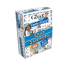 Quiz sciences : 50 cartes de jeu sur les sciences : Dr Good! kids. 1 livre, 2 jeux !