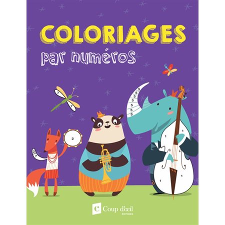 Musiciens : Coloriages par numéros