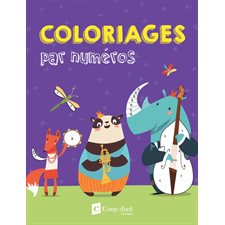 Musiciens : Coloriages par numéros