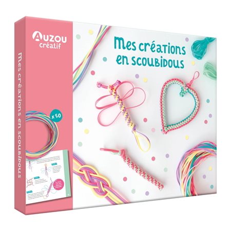 Mes créations en scoubidous : Auzou créatif : 6+