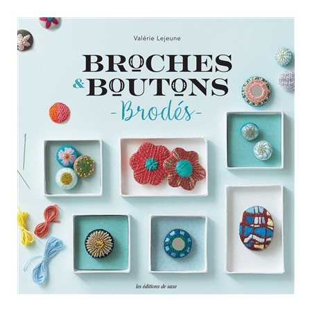 Broches & boutons brodés