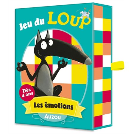 Jeu du loup : Les émotions : Dès 4 ans : 2 à 6 jouers, 48 cartes, 10 minutes