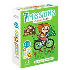 7 missions : Gestes écolos : Un jeu de 7 familles : Dès 4 ans : 35 cartes de jeu : 2 à 5 joueurs : 20 minutes