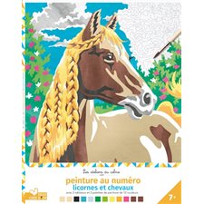 Licornes et chevaux : Peinture au numéro : 7+