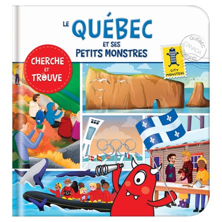 Le Québec et les petits monstres : Cherche et trouve : City Monsters