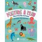 Peinture à l'eau : Nos amis les animaux : Jungle et océan : Non toxique, pages détachables