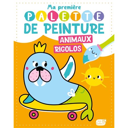 Animaux rigolos : Ma première palette de peinture