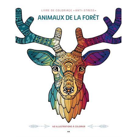 Animaux de la forêt : Livre de coloriage anti-stress