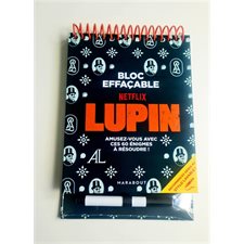 Lupin : Bloc effaçable : Amusez-vous avec ces 60 énigmes à résoudre !