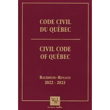 Code civil du Québec : 2022-2023