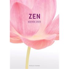 Agenda 2023 : Zen : 1 jour  /  1 page : De janvier à décembre 2023