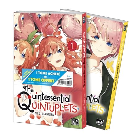 The quintessential quintuplets : Pack offre découverte T01 et T02 : Manga : ADO