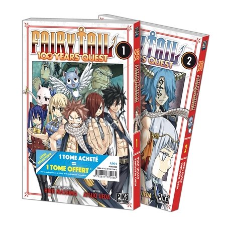 Fairy Tail : 100 years quest : Pack offre découverte T01 et T02 : Manga : ADO