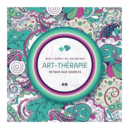 Retour aux sources : Mini carnet de coloriage art-thérapie